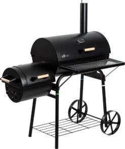 El Fuego Dakota - Barbecue - Smoker - Zwart - Grilloppervlak 66 X 41 Cm - Afmeting 132,5 X 66 X 122 Cm 27 El Fuego Dakota - Barbecue - Smoker - Zwart - Grilloppervlak 66 X 41 Cm - Afmeting 132,5 X 66 X 122 Cm -Aigostar winkel 1005x1200 1
