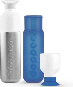 Dopper Fles Set Solid Steel - Pacific