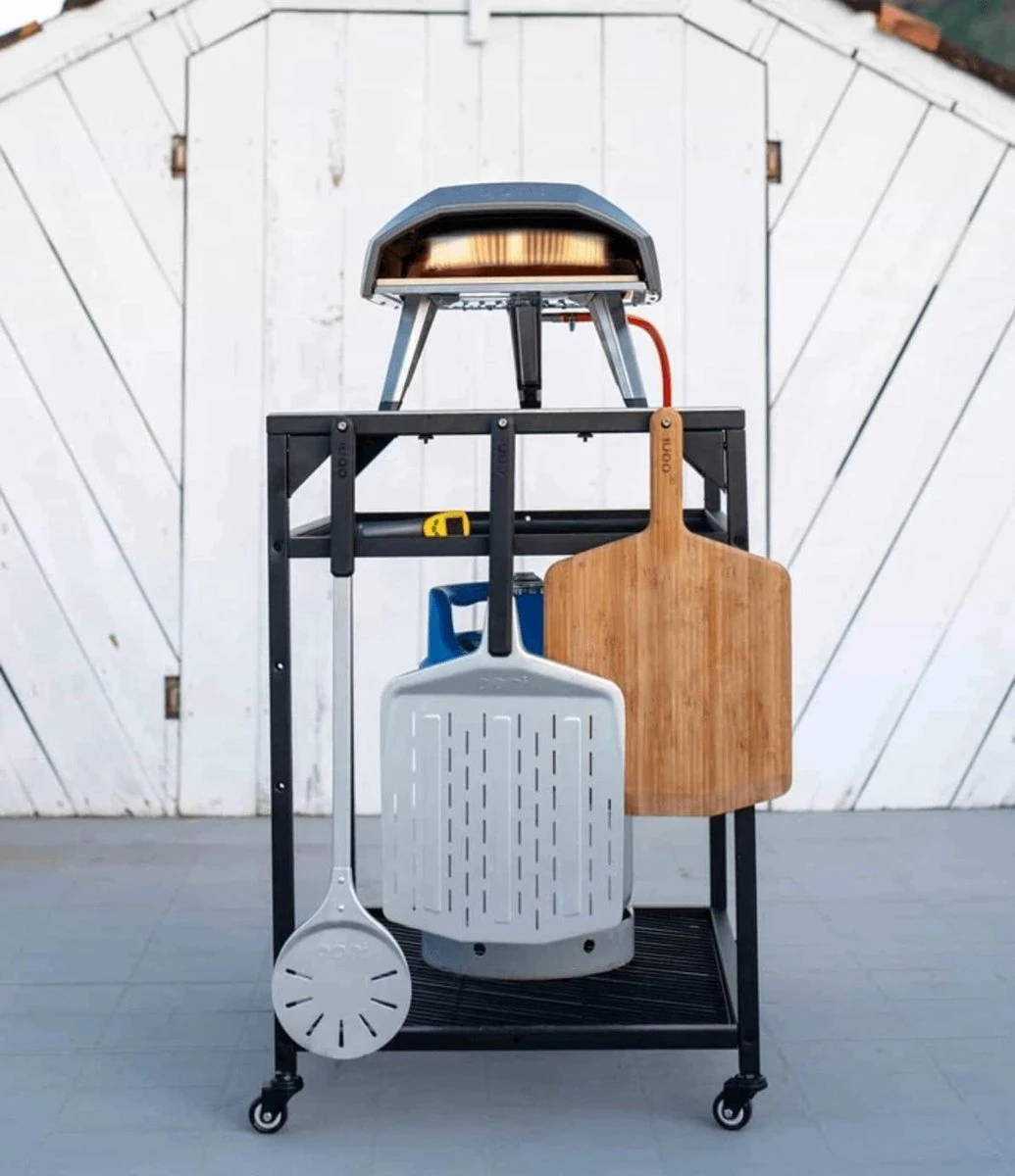 Ooni - Tafel - Medium - Pizza Tafel - 60x80x 90cm - RVS - Zwart 7 Ooni - Tafel - Medium - Pizza Tafel - 60x80x 90cm - RVS - Zwart - Afbeelding 5