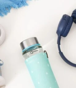 Duurzame Waterfles - Glas - Glazen Drinkfles - 550ml - Inclusief Sleeve - Mint Groen 12 Duurzame Waterfles - Glas - Glazen Drinkfles - 550ml - Inclusief Sleeve - Mint Groen -Aigostar winkel 1037x1200 1