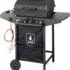 Halifax Gasbarbecue 5,5 KW - Buitenkeuken Met Lavasteen Grillplaat En Gaspit - 100x98 Cm -Aigostar winkel 1068x1200 3