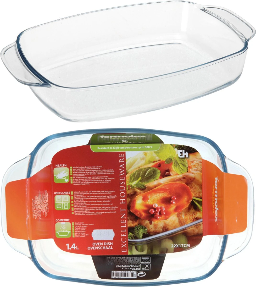 Merkloos Ovenschaal 30 Cm 4 Merkloos Ovenschaal 30 Cm - Afbeelding 2