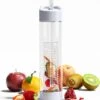 Waterfles Met Rietje - Fruit Filter - Tritan Drinkfles - Volwassenen - Wit - Kerstcadeau 2 Waterfles Met Rietje - Fruit Filter - Tritan Drinkfles - Volwassenen - Wit - Kerstcadeau -Aigostar winkel 1091x1200