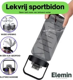 Waterfles 2 Liter + Hoes En Draagband Voor Telefoon - Sportfles - Sport Bidon - Waterfles Met Rietje - Waterkan - Gallon - Schenkfles - Bottle - Drinkfles 2 Liter -Aigostar winkel 1096x1200 2