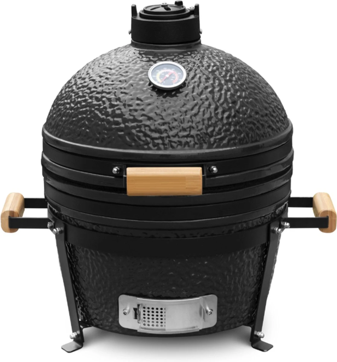 MaxxGarden Kamado Grill Medium 40 - Barbecue - Zwart - 49x54x48cm 3 MaxxGarden Kamado Grill Medium 40 - Barbecue - Zwart - 49x54x48cm
