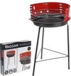 Houtskoolbarbecue Ø33 Cm | Verstelbare Grill BBQ | Halfopen | Zwart / Rood -Aigostar winkel 1116x1200 2