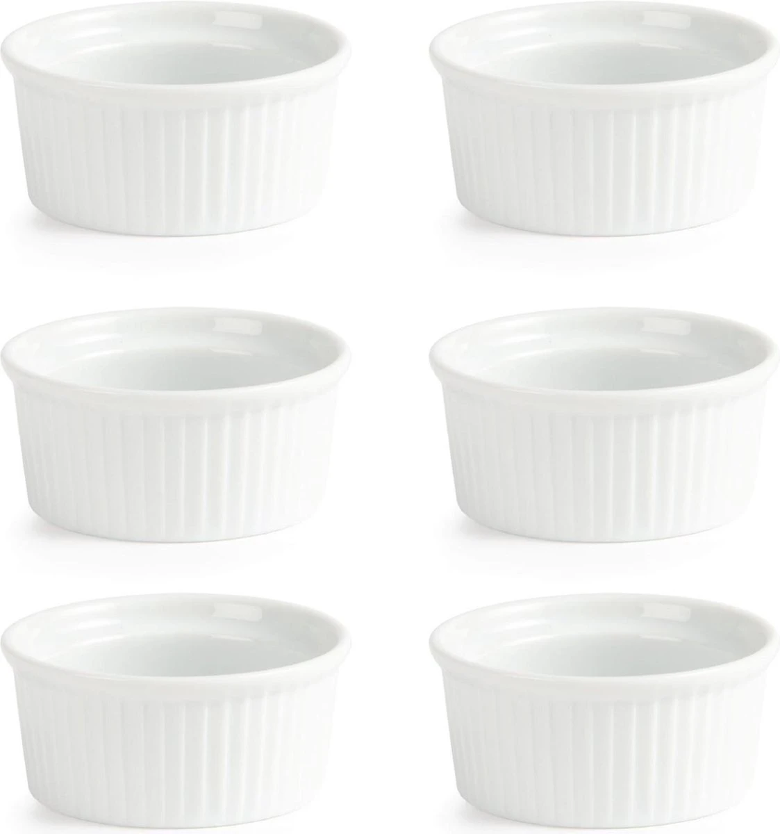 6x Crème Brulée Schaaltje / Ramekin - 9 Cm - Olympia - Geschikt Voor Oven, Vriezer En Vaatwasser 3 6x Crème Brulée Schaaltje / Ramekin - 9 Cm - Olympia - Geschikt Voor Oven, Vriezer En Vaatwasser