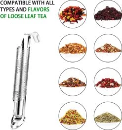 BOTC Thee Infuser - RVS - Theezeef - Thee Knijptang - Thee Ei - Theepot Infuser - Theezeefje -KOMEO160 -Aigostar winkel 1133x1200 1