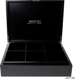 Invicto Products Theedoos 6 Vaks - Ruimte Voor 120 Theezakjes - Bamboe - Anti Slip En Anti Kras - Zwart 20 Invicto Products Theedoos 6 Vaks - Ruimte Voor 120 Theezakjes - Bamboe - Anti Slip En Anti Kras - Zwart -Aigostar winkel 1136x1200 2