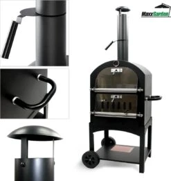 MaxxGarden Pizza Oven - Smoker Barbecue Op Hout, Houtskool Of Pellets - 45 X 65 X 158cm 14 MaxxGarden Pizza Oven - Smoker Barbecue Op Hout, Houtskool Of Pellets - 45 X 65 X 158cm -Aigostar winkel 1137x1200 1