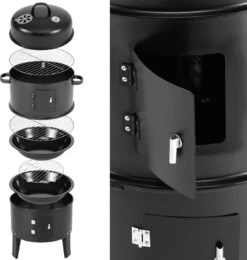 Merkloos Monzana Barbecue-ROKER-Grill-Oven 22 Merkloos Monzana Barbecue-ROKER-Grill-Oven -Aigostar winkel 1142x1200 4