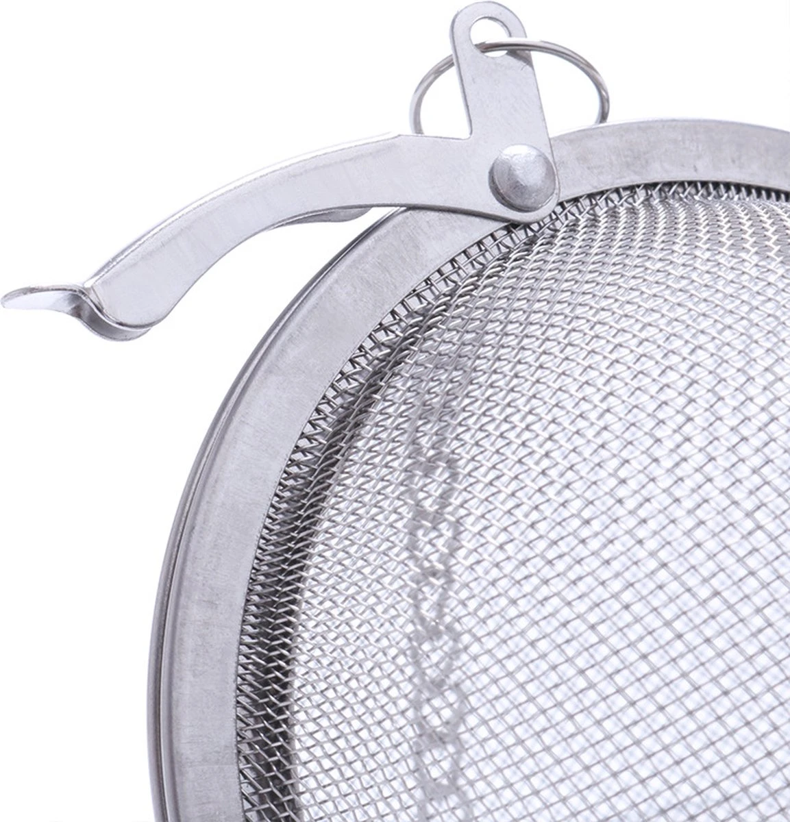 Merkloos Thee Zeef Set 3 Stuks Ø 9 / Ø 7 / Ø 5 - Thee/kruiden Kogel RVS -Thee Ei RVS - Kruiden Zeef/filter RVS 7 Merkloos Thee Zeef Set 3 Stuks Ø 9 / Ø 7 / Ø 5 - Thee/kruiden Kogel RVS -Thee Ei RVS - Kruiden Zeef/filter RVS - Afbeelding 5