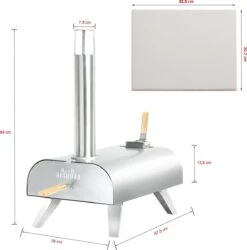 Bighorn Pizza Pellet Oven - Buiten - Draagbaar - Opvouwbaar - RVS - 15KG - 460° 18 Bighorn Pizza Pellet Oven - Buiten - Draagbaar - Opvouwbaar - RVS - 15KG - 460° -Aigostar winkel 1185x1200 4