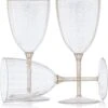 Decorline - 48 Wijnglazen Van Premium Kunststof Met Gouden Glitter, Herbruikbare Cocktailglazen Voor Bruiloften En Feestjes, 200 Ml, Herbruikbaar En Stabiel… 1 Decorline - 48 Wijnglazen Van Premium Kunststof Met Gouden Glitter, Herbruikbare Cocktailglazen Voor Bruiloften En Feestjes, 200 Ml, Herbruikbaar En Stabiel… -Aigostar winkel 1188x1200 2