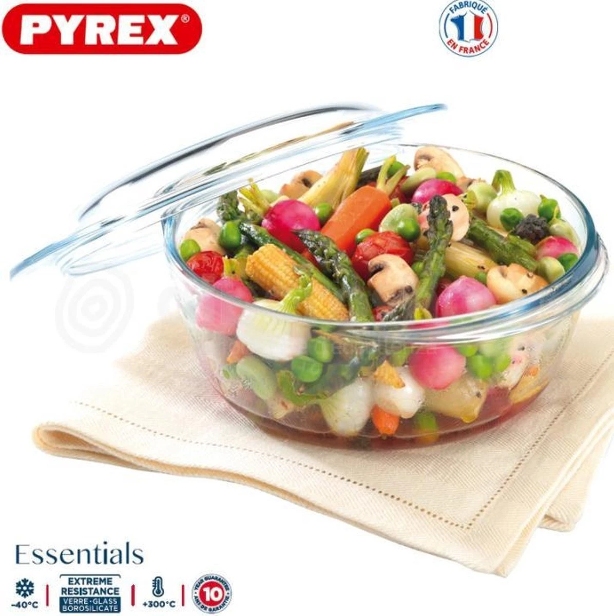 Pyrex Optimum Ovenschalenset 1,4 L - 2,1 L - 3 L - 21 X 18 X 8 Cm - 24 X 20 X 10 Cm - 27 X 23 X 11 Cm 14 Pyrex Optimum Ovenschalenset 1,4 L - 2,1 L - 3 L - 21 X 18 X 8 Cm - 24 X 20 X 10 Cm - 27 X 23 X 11 Cm - Afbeelding 12
