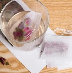 Merkloos Lege Theezakjes | 100 STUKS| 5,5 X 7 Cm Theefilters |Heerlijke Zelfgemaakte Thee | High Tea Party Met Vrienden -Aigostar winkel 1197x1200 6