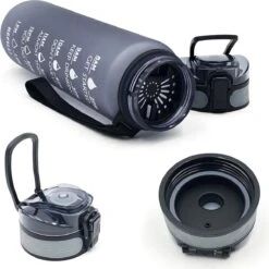 Lopoleis Drinkfles - Waterfles 1 Liter - Motivatie Waterfles Met Tijdsmarkering - Water Bottle - BPA Vrij 9 Lopoleis Drinkfles - Waterfles 1 Liter - Motivatie Waterfles Met Tijdsmarkering - Water Bottle - BPA Vrij -Aigostar winkel 1198x1200 5