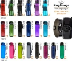 Drinkfles 1 Liter - Sport Drinkbus 1000 Ml Bidon Grijs 1L - King Mungo KMDF010 -Aigostar winkel 1200x1015 2