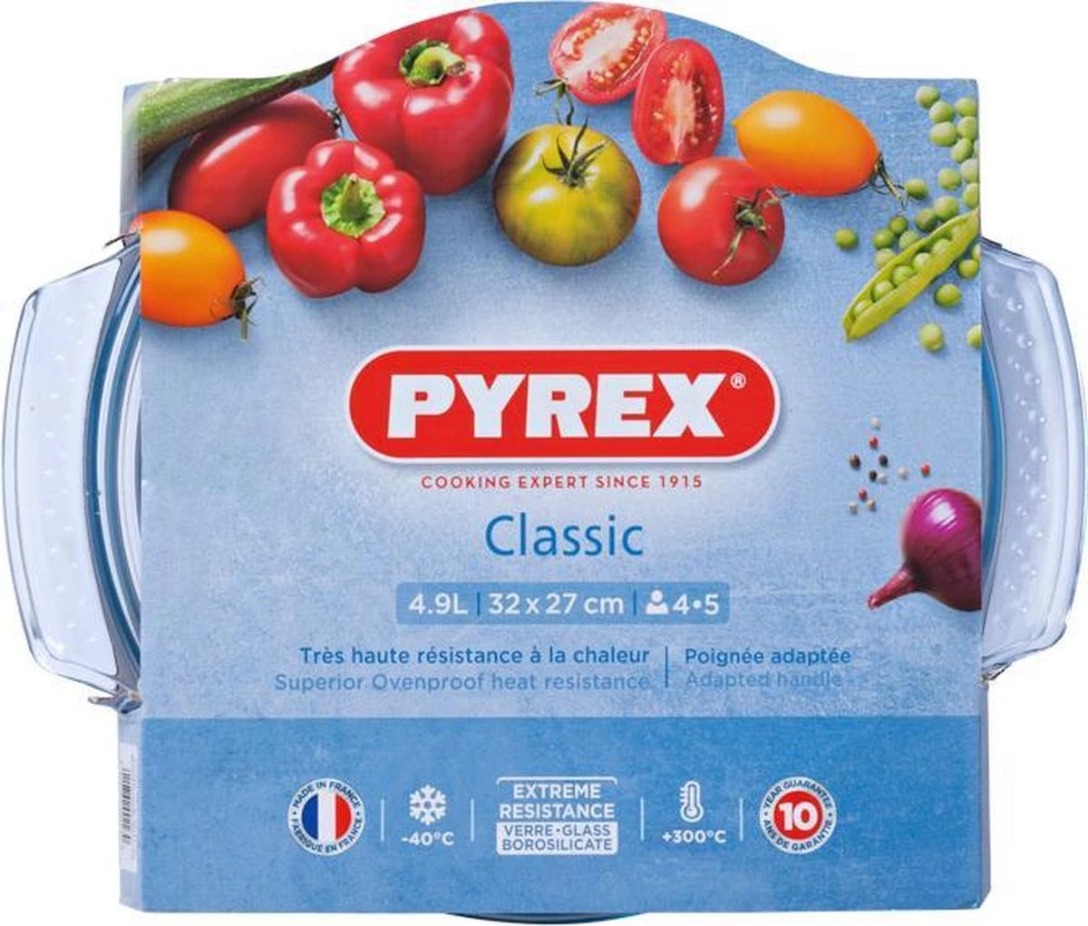 Pyrex Classic Easy Grip Ovenschaal 3,5 L + 1,4 L - 32 X 27 X 14 Cm 11 Pyrex Classic Easy Grip Ovenschaal 3,5 L + 1,4 L - 32 X 27 X 14 Cm - Afbeelding 9