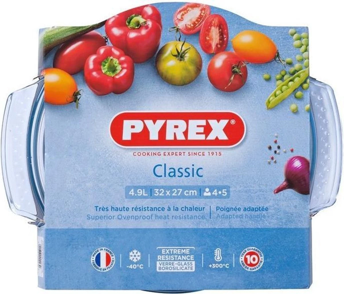 Pyrex - Classic Ovenschaal Rond Met Deksel 3,5 Liter - Transparant 6 Pyrex - Classic Ovenschaal Rond Met Deksel 3,5 Liter - Transparant - Afbeelding 4