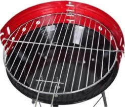 Houtskoolbarbecue Ø33 Cm | Verstelbare Grill BBQ | Halfopen | Zwart / Rood -Aigostar winkel 1200x1028 2
