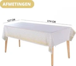 Pazzo Festa - Wegwerp Tafelkleed - 2 Stuks - Wit Goud - Vlek & Geurvrij - Verjaardagen - Kerst - Gender Reveal - Baby Shower - Party's - 11 Pazzo Festa - Wegwerp Tafelkleed - 2 Stuks - Wit Goud - Vlek & Geurvrij - Verjaardagen - Kerst - Gender Reveal - Baby Shower - Party's - -Aigostar winkel 1200x1034