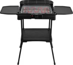 Princess 112250 Elektrische BBQ Met Zijplanken - BBQ - 40x25cm - Met En Zonder Statief Te Gebruiken - Met Zijplankjes - Ook Te Gebruiken Als Tafelgrill - 2200W -Aigostar winkel 1200x1065 3