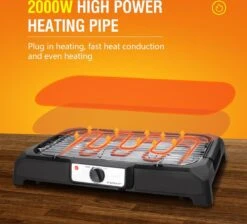 Aigostar Lava 30LDQ - Elektrische Grill - BBQ - Tafel Barbecue - Grilloppervlakte 41 X 24 Cm - 2000 Watt 12 Aigostar Lava 30LDQ - Elektrische Grill - BBQ - Tafel Barbecue - Grilloppervlakte 41 X 24 Cm - 2000 Watt -Aigostar winkel 1200x1087 2