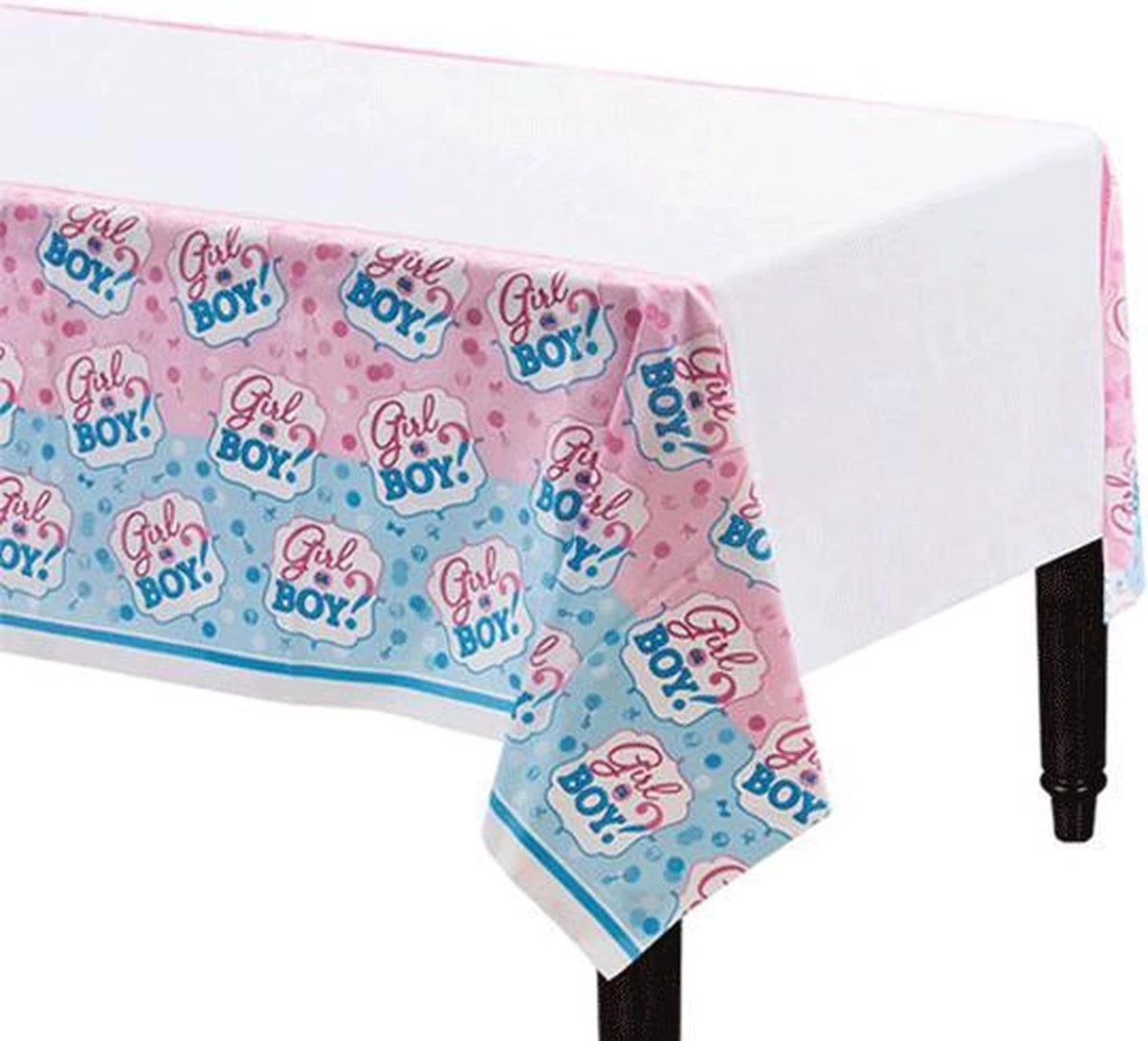 Merkloos Tafelkleed Gender Reveal 108 Cm X 180 Cm Baby Shower 3 Merkloos Tafelkleed Gender Reveal 108 Cm X 180 Cm Baby Shower
