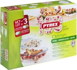 Pyrex Optimum Ovenschalenset 2,1 L - 2,9 L - 3,8 L - 31 X 20 X 6 Cm - 35 X 32 X 6 Cm - 39 X 28 X 7 Cm 13 Pyrex Optimum Ovenschalenset 2,1 L - 2,9 L - 3,8 L - 31 X 20 X 6 Cm - 35 X 32 X 6 Cm - 39 X 28 X 7 Cm -Aigostar winkel 1200x1090 5