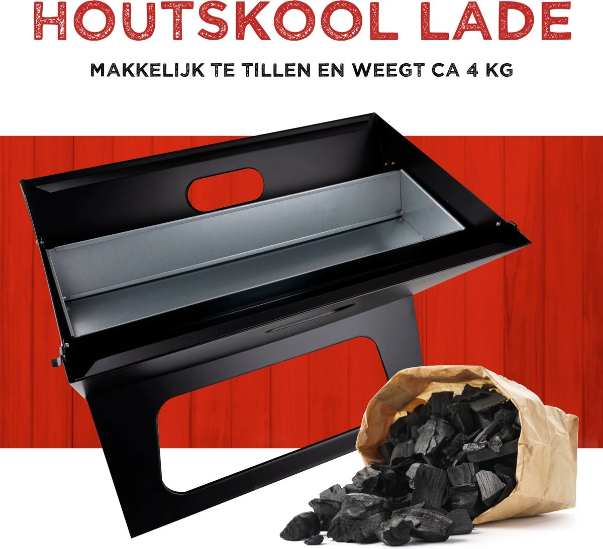BBQ Collection Barbecue - BBQ - Draagbaar - Opvouwbaar - Losse Vuurschaal En Grillrooster - Zwart 7 BBQ Collection Barbecue - BBQ - Draagbaar - Opvouwbaar - Losse Vuurschaal En Grillrooster - Zwart - Afbeelding 5