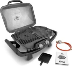 Burnhard Draagbare 2-Branders Gasbarbecue - Afdekhoes - BBQ Wayne 21 Burnhard Draagbare 2-Branders Gasbarbecue - Afdekhoes - BBQ Wayne -Aigostar winkel 1200x1099 8