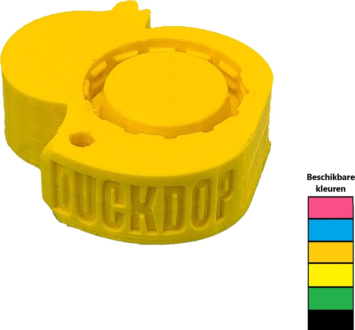 DuckDop® Original - Festival Dop - Universele Flessendop - Inclusief Grote Sleutelhanger - Sta Nooit Meer In Je Eendje - Meerdere Kleuren Beschikbaar 3 DuckDop® Original - Festival Dop - Universele Flessendop - Inclusief Grote Sleutelhanger - Sta Nooit Meer In Je Eendje - Meerdere Kleuren Beschikbaar