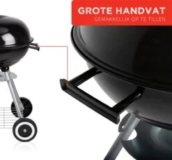 BBQ Collection Houtskoolbarbecue - Kogelbarbecue 45 X 60 Centimeter - Ronde Barbecue - Barbecue Op Wielen - Zwart - Metaal 34 BBQ Collection Houtskoolbarbecue - Kogelbarbecue 45 X 60 Centimeter - Ronde Barbecue - Barbecue Op Wielen - Zwart - Metaal -Aigostar winkel 1200x1116 3