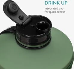 Navaris Waterfles Van Lichte Kunststof - Drinkfles 2L - Extra Grote Fles Met Drinkdop - Ideaal Voor Sport, Fitness, Yoga En Kamperen -Aigostar winkel 1200x1118 1