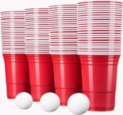 Merkloos Red Cups - 25 Stuks - 473 Ml