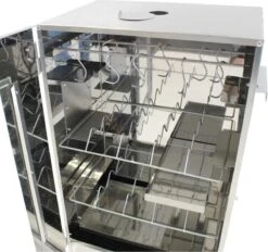 Kynast Exklusiv - Rookoven - Met 3 Etages - Metaal - Grijs -Aigostar winkel 1200x1129 6