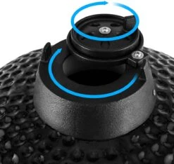 Patton - Kamado 21" - Premium Black - Keramische Barbecue - Incl. Bluetooth Kerntemperatuurmeter - LED Verlichting - Large - Compleet - Zwart 37 Patton - Kamado 21" - Premium Black - Keramische Barbecue - Incl. Bluetooth Kerntemperatuurmeter - LED Verlichting - Large - Compleet - Zwart -Aigostar winkel 1200x1137 3