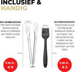 Ozocozy BBQ-ONE Houtskool Tafelbarbecue - Ø30 Cm- Zwart - Incl. Draagtas, Siliconen Bakkwast En RVS-Barbecuetang 19 Ozocozy BBQ-ONE Houtskool Tafelbarbecue - Ø30 Cm- Zwart - Incl. Draagtas, Siliconen Bakkwast En RVS-Barbecuetang -Aigostar winkel 1200x1141