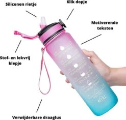 Merkloos Motivatie Drinkfles - Waterfles Met Tijdmarkering - Met Siliconen Rietje - Lichroze - 1 Liter - Tijdmarkeringen - BPA Vrij - Handige Drinktuit - Bidon - Water Drinken - Volwassenen En Kinderen - Cadeau - Valentijnsdag - Sportfles - Fitness 10 Merkloos Motivatie Drinkfles - Waterfles Met Tijdmarkering - Met Siliconen Rietje - Lichroze - 1 Liter - Tijdmarkeringen - BPA Vrij - Handige Drinktuit - Bidon - Water Drinken - Volwassenen En Kinderen - Cadeau - Valentijnsdag - Sportfles - Fitness -Aigostar winkel 1200x1147