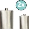 Lupine Heupfles - Zakflacon - Platvink - Veldfles - RVS - Set Van 2 -Aigostar winkel 1200x1158 1