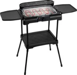 Princess 112250 Elektrische BBQ Met Zijplanken - BBQ - 40x25cm - Met En Zonder Statief Te Gebruiken - Met Zijplankjes - Ook Te Gebruiken Als Tafelgrill - 2200W -Aigostar winkel 1200x1164 14