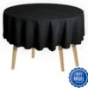 WITTS Luxe Tafelkleed - Tafelkleed Rond - Waterafstotend - Tafellaken - Zwart - 160 CM - Tafelzeil - Tafelkleed Katoen -Aigostar winkel 1200x1166 2