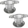 Merkloos ARELO Theezeef Met Uitlekschaaltje - RVS - 2 Stuks -Aigostar winkel 1200x1171 1