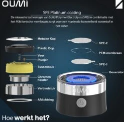 OUMI® Waterstof Generator Drinkfles - Waterfilter - Waterfles - Zuiver En Schoon Drinkwater - Verminderd Vrije Radicalen - Zwart 10 OUMI® Waterstof Generator Drinkfles - Waterfilter - Waterfles - Zuiver En Schoon Drinkwater - Verminderd Vrije Radicalen - Zwart -Aigostar winkel 1200x1181 2