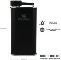Stanley The Easy Fill Wide Mouth Flask 0,23L - Flacon - Matte Black 19 Stanley The Easy Fill Wide Mouth Flask 0,23L - Flacon - Matte Black -Aigostar winkel 1200x1184 4