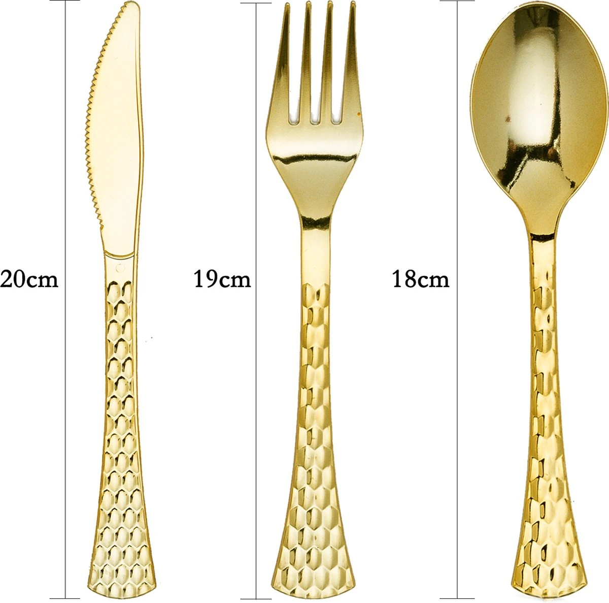 Glamour - 120st Luxe Goud Bestekset 4 Glamour - 120st Luxe Goud Bestekset - Afbeelding 2