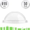 Merkloos Composteerbare Dome Deksel Bol Zonder Gat Ø 95 Mm | PLA | 50 Stuks | Voor Frisdrank En Smoothies 300 Ml - 400 Ml 2 Merkloos Composteerbare Dome Deksel Bol Zonder Gat Ø 95 Mm | PLA | 50 Stuks | Voor Frisdrank En Smoothies 300 Ml - 400 Ml -Aigostar winkel 1200x1198 12