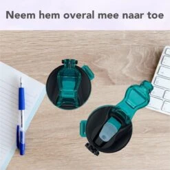 Seniq Motivatie Waterfles - 1 Liter - Drinkfles Met Tijdmarkering - Rietje - Groen Paars -Aigostar winkel 1200x1198 9
