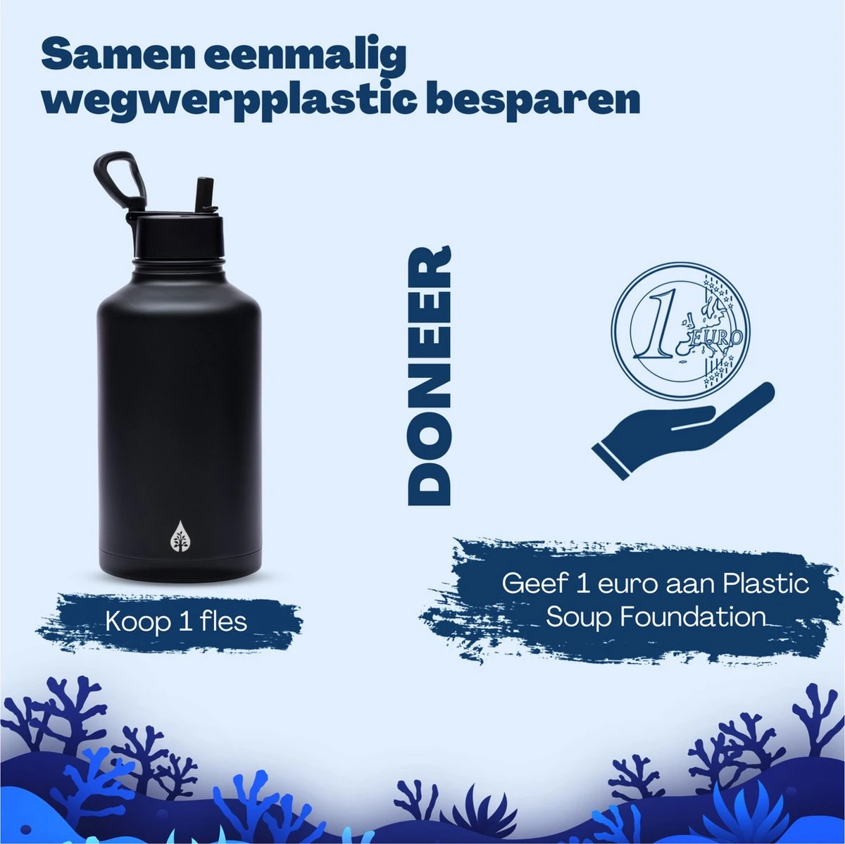 Drinkfles 2 Liter Met Rietje Waterjug Volwassenen - Complete Set - RVS 2L - 24uur Koud/12 Uur Warm - Zwart 7 Drinkfles 2 Liter Met Rietje Waterjug Volwassenen - Complete Set - RVS 2L - 24uur Koud/12 Uur Warm - Zwart - Afbeelding 5
